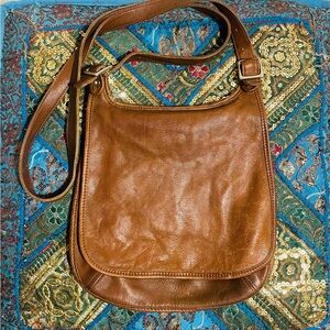 Vintage Coach Leather Crossbody Bag